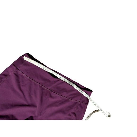 Duluth Trading Co No-Yank Purple Leggings Womens L x 31 Activewear Pockets - Picture 6 of 9